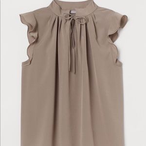 New H&M tie blouse